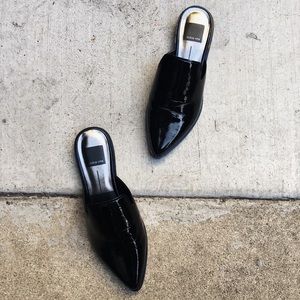 Dolce Vita Holli Patent Leather Mule Slides